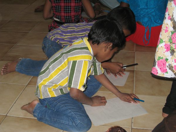 A child writes to his sponsor