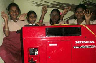 Katihar children at new toilet building