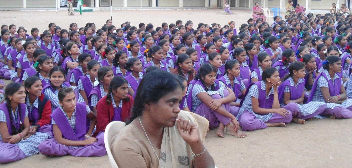 The Sisters will hold assemblies like this one in 48 schools to educate 10,000 children about traffickers.