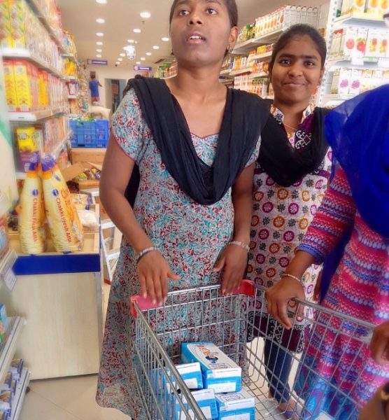 Girl Empowerment includes learning to shop for nutritious food
