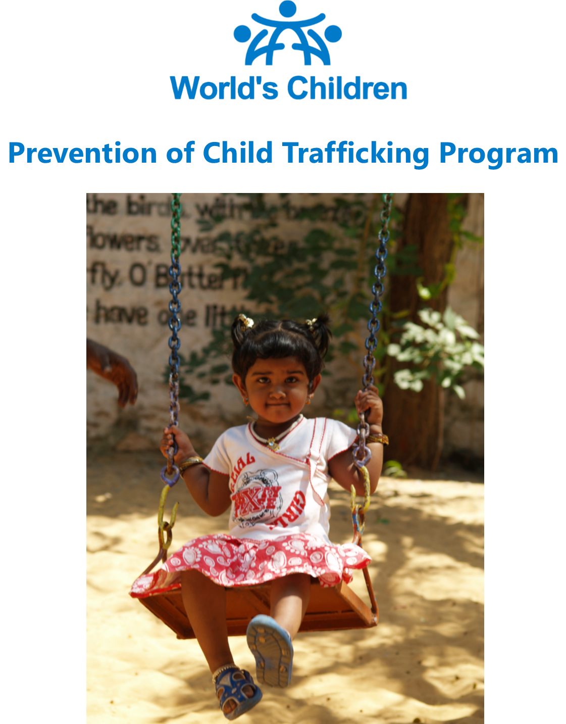 Prevention of Child Trafficking Program 20172022 World's Children