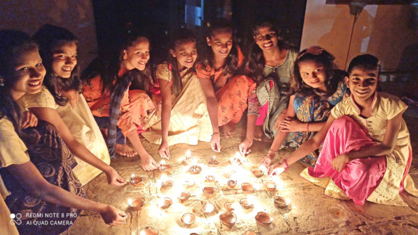 Kids love Diwali