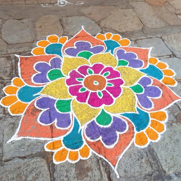 Rangoli for Sankranti