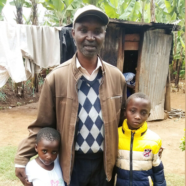 Joseph and children from Acts of Mercy Orphanage in Kenya