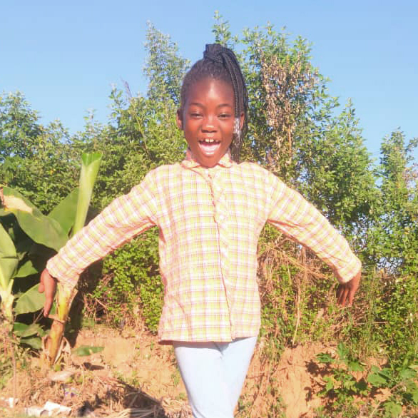 At-risk child from Zambia Home for Girls