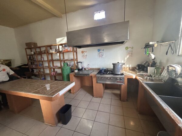Empty kitchen at Cabo Children's feeding program