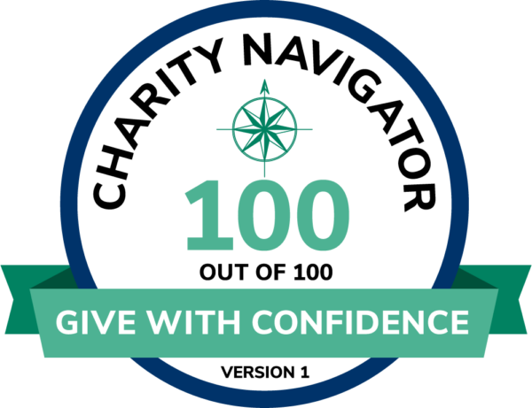 Charity Navigator 100 out of 100, Give with Confidence